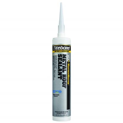 Prekės „Hermetikas polimerinis STOGUI Titebond Weather Master  METAL ROOF tamsiai pilkas 300 ml“ paveikslėlis