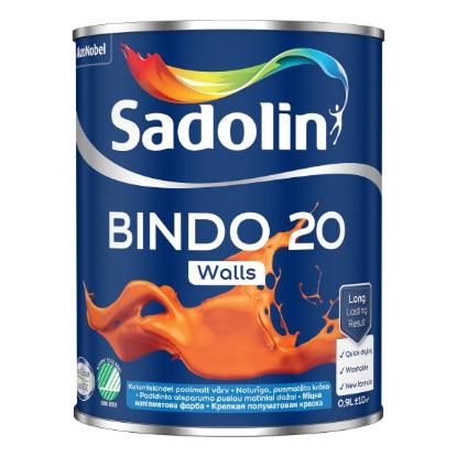 Prekės „Dažai Sadolin Bindo-20 BW 0,9L“ paveikslėlis