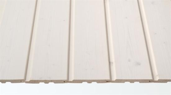 Prekės „Medinė vidaus dailylentė balinta STP0 14x121x3600mm AB klasė“ paveikslėlis