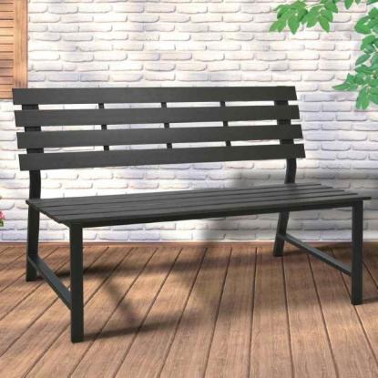 Prekės „Metalinis sodo suoliukas, 125x60x81cm, maksimalus svoris 220kg, FA6110000“ paveikslėlis