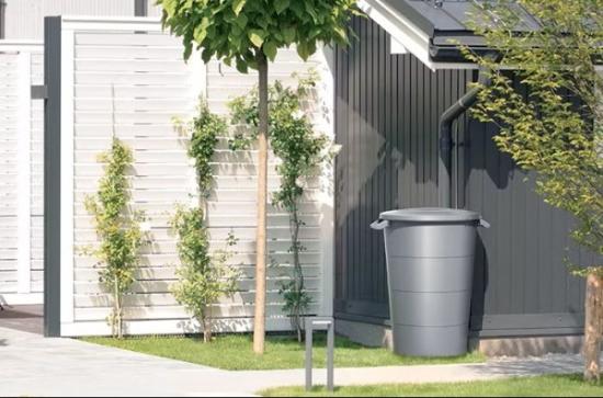 Prekės „Lauko šiukšlių dėžė-konteineris 120l pilka IDSM120U Smooth“ paveikslėlis