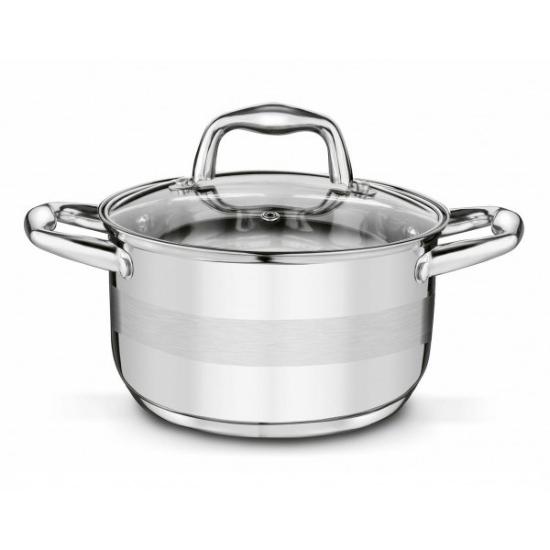 Prekės „Puodas nerūd. pl. 18cm 2.5L indukc. ALMA“ paveikslėlis
