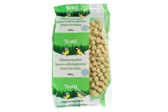 Prekės „Tintti riebaliniai lesalo kamuoliukai laukiniams paukščiams, 240 g“ paveikslėlis