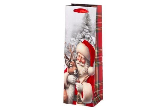 Prekės „Winteria dovanų maišelis buteliui, 12 × 36 × 10 cm“ paveikslėlis