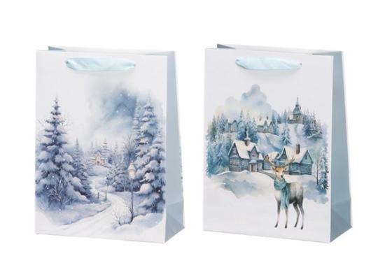 Prekės „Winteria Winter S kalėdinis dovanų maišelis, 18 × 8 × 24 cm“ paveikslėlis