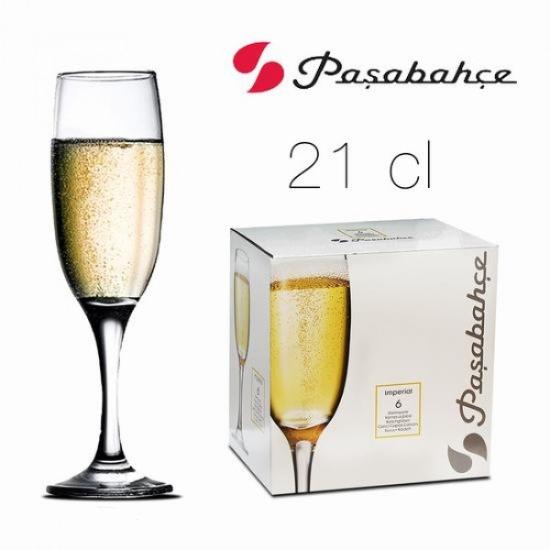 Prekės „Taurės šampanui 210ml 6vnt Imperial“ paveikslėlis