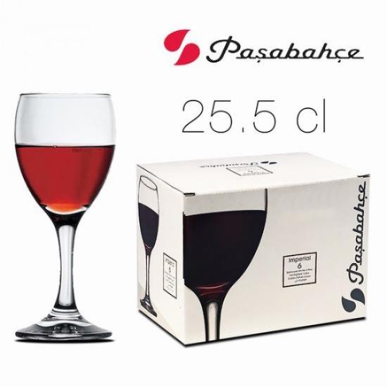 Prekės „Taurės vynui 250ml 6vnt Imperial“ paveikslėlis