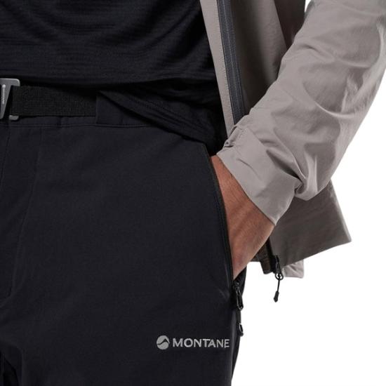 Prekės „Vyriškos kelnės Montane TENACITY Pants Reg Leg - Juoda, 32“ paveikslėlis