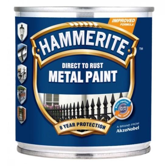 Prekės „Antikoroziniai dažai HAMMERITE SMOOTH FINISH, 2,5 l, sidabro sp., blizgūs“ paveikslėlis