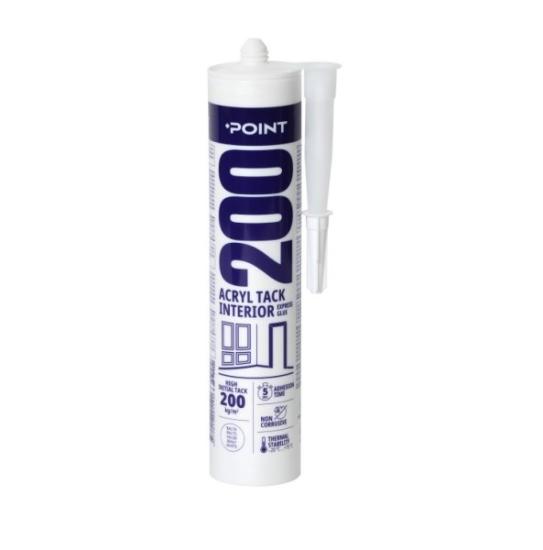 Prekės „Klijai apdailos elementams ir OSB POINT 200 Acryl Tack Interior, 300 ml“ paveikslėlis