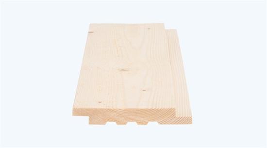 Prekės „Medinės lauko dailylentės šiurkščiu paviršiumi vertikaliam montavimui UYSK-Š 18x146x3900mm“ paveikslėlis
