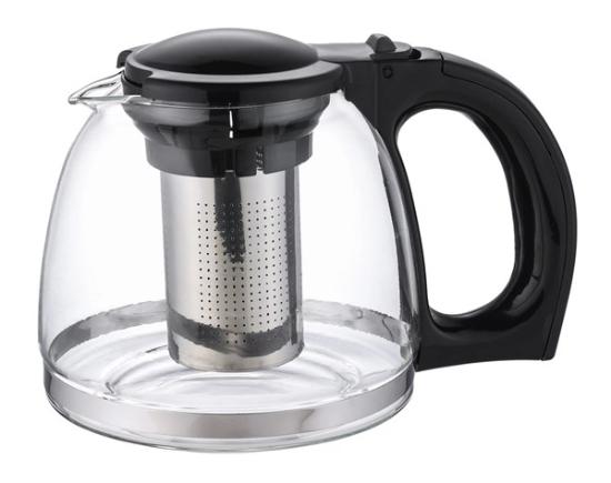 Prekės „Stiklinis arbatinukas Michelino 1,2 l su nerūdijančio plieno filtru“ paveikslėlis