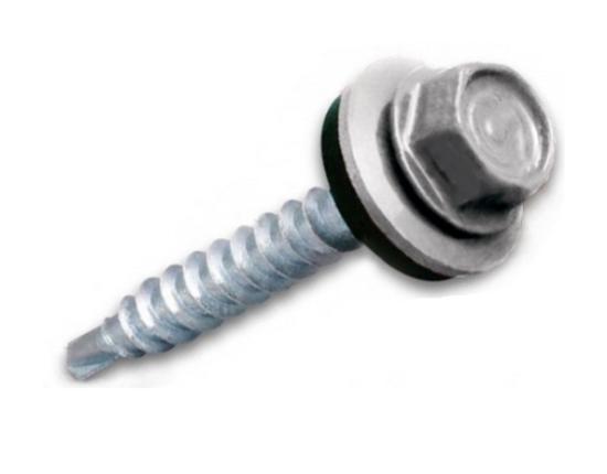 Prekės „Savisriegiai į medį 4,8x28 mm RAL 9006 250 vnt T-Fix“ paveikslėlis