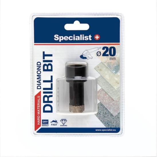 Prekės „SPECIALIST+ deimantinis grąžtas D20 M14“ paveikslėlis