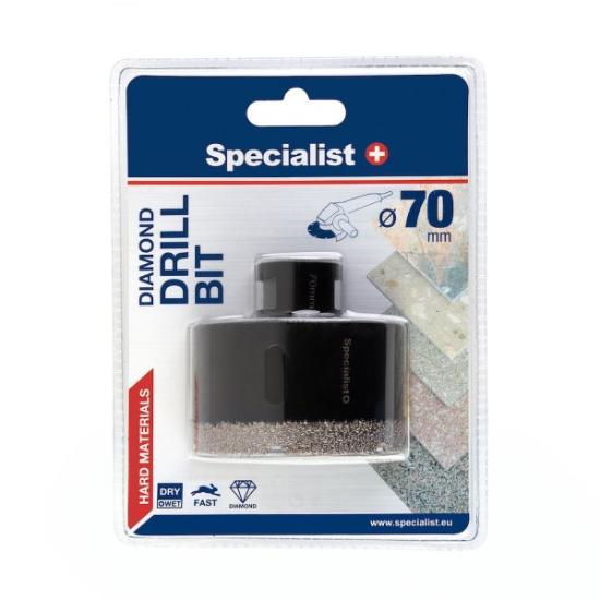 Prekės „SPECIALIST+ deimantinis grąžtas D70 M14“ paveikslėlis