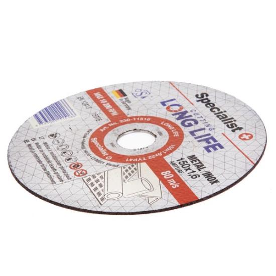 Prekės „Metalo pj.diskas LONG LIFE 150x1,6x22 mm“ paveikslėlis