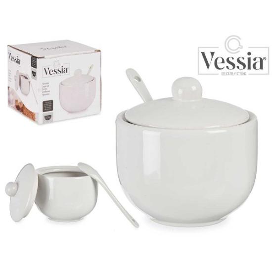 Prekės „Cukrinė keram. su šaukšteliu 310ml Vessia“ paveikslėlis