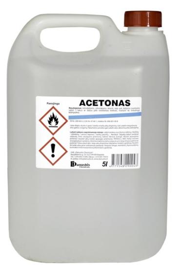 Prekės „Acetonas 1 l“ paveikslėlis