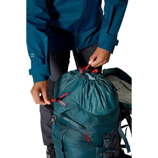 Prekės „Moteriška turistinė kuprinė Rab Hyperon ND65L - Melsva, S/M“ paveikslėlis