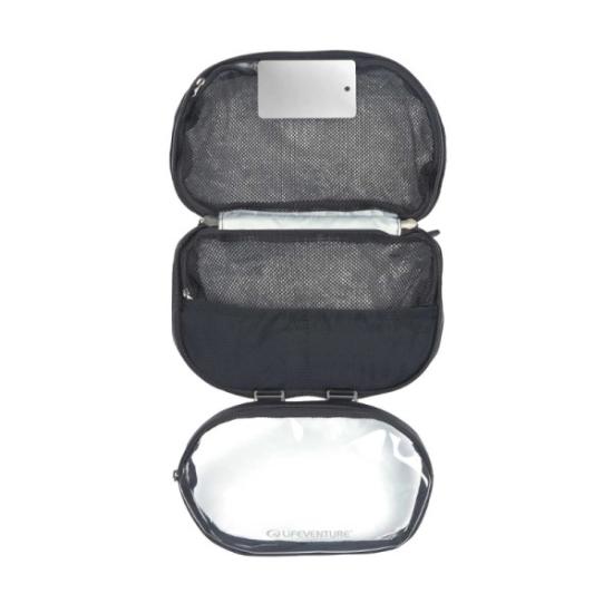 Prekės „Kelioninė kosmetinė Lifeventure Folding Wash Bag - Juoda“ paveikslėlis