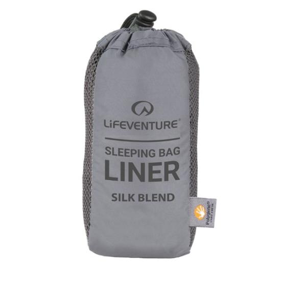 Prekės „Miegmaišio įdėklas Lifeventure Silk Sleeping Bag Liner Rectangular - Stačiakampis“ paveikslėlis