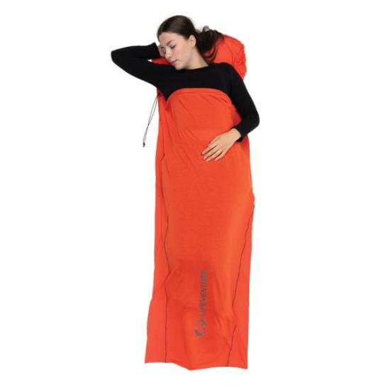 Prekės „Miegmaišio įdėklas Lifeventure Thermolite Sleeping Bag Liner - Mumija“ paveikslėlis