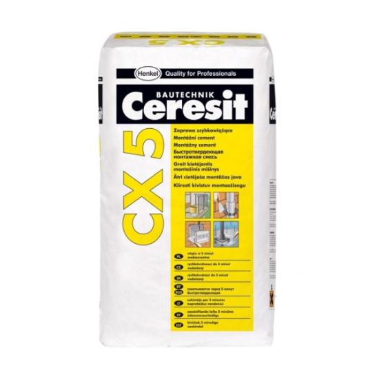 Prekės „Cementas montažinis Ceresit CX5, 25 kg“ paveikslėlis