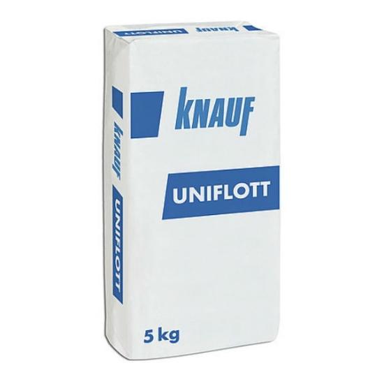 Prekės „Ypač tvirtas gipsinis gipskartonio bei gipso plaušo plokščių siūlių glaistas KNAUF Uniflott, 5 kg“ paveikslėlis