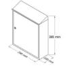 Prekės „Dėžutė pašto PD900 balta 385x290x100 mm“ paveikslėlis