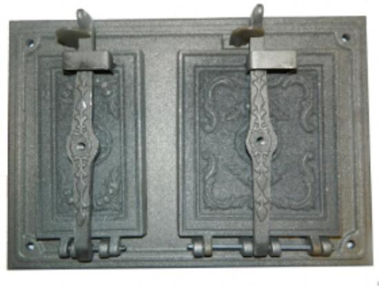 Prekės „Durelės krosniai ketaus hermetinės 480 x 330 mm“ paveikslėlis