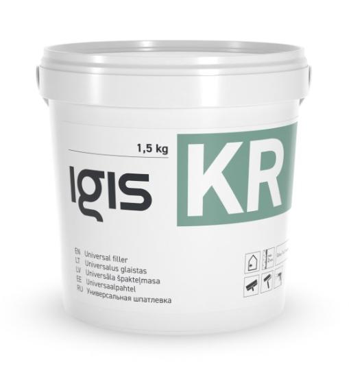 Prekės „Glaistas statybinis vidaus darbams IGIS KR 1,5 kg“ paveikslėlis