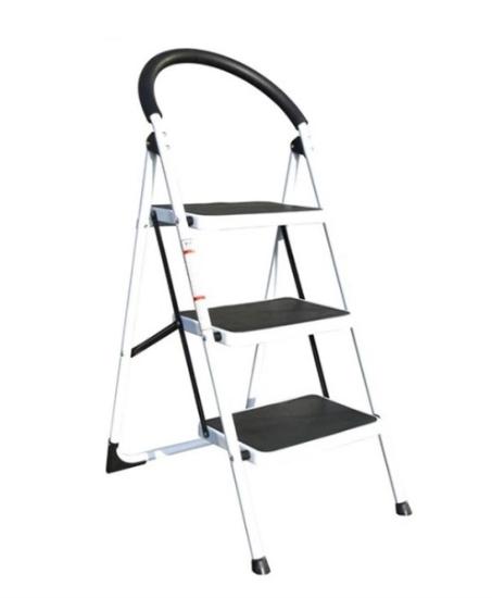 Prekės „Kopėčios plieninės buitinės 3 pakopų 70 cm SF0503A“ paveikslėlis