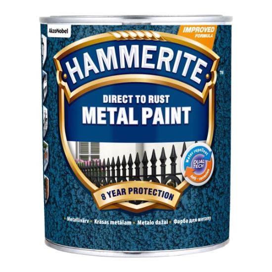 Prekės „Antikoroziniai dažai HAMMERITE HAMMERED FINISH, 750 ml, juodos sp., kaldinto metalo efekto“ paveikslėlis
