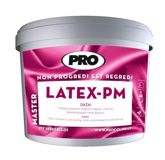 Prekės „Dažai akriliniai LATEX-PM 3 l PRO“ paveikslėlis
