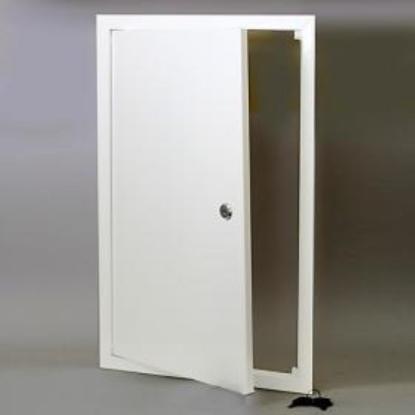 Prekės „Durelės revizinės RD 250 x 250 mm baltos su spynele“ paveikslėlis