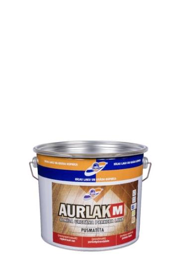 Prekės „Lakas parketinis alkidinis uretaninis AURALAK M pusiau matinis 0,9 l“ paveikslėlis