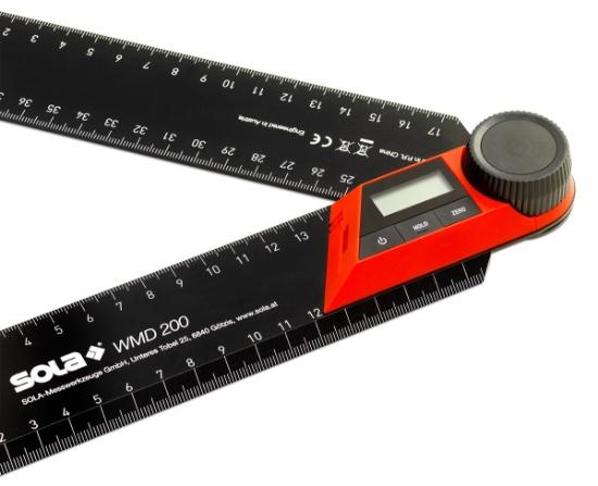 Prekės „Kampainis skaitmeninis 200 mm 0-270°WMD Sola“ paveikslėlis