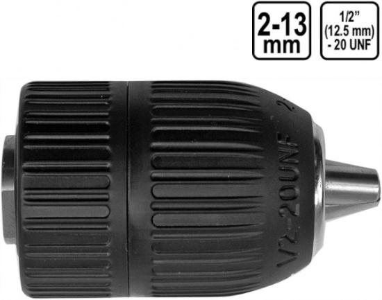 Prekės „Gręžimo griebtuvas grąžto tvirtinimui be rakto 2 - 13 mm 1/2 - 20 Vorel“ paveikslėlis