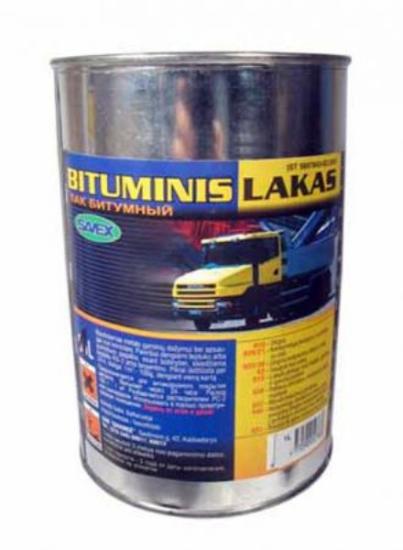 Prekės „Lakas bituminis metalui 1 l“ paveikslėlis