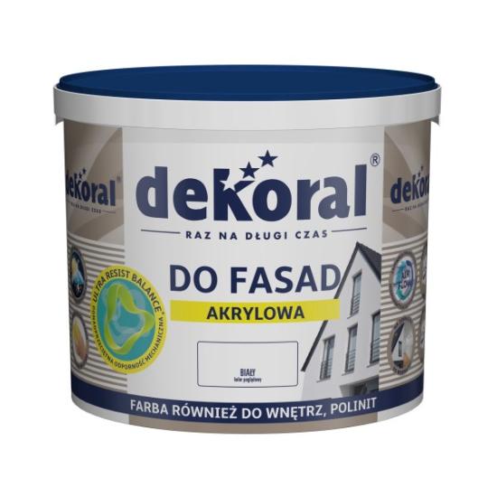 Prekės „Fasadiniai dažai Polinit balti 5 l“ paveikslėlis