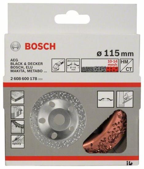 Prekės „Diskas šlifavimui 115 mm grubus lenktas Bosch“ paveikslėlis