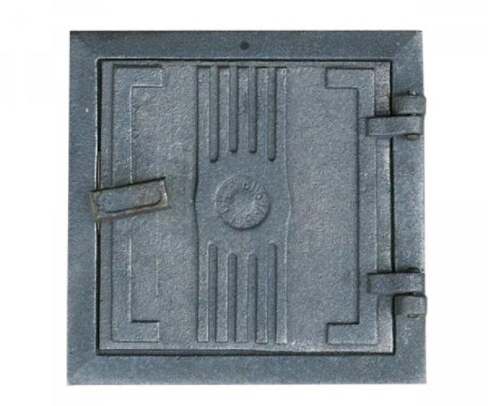 Prekės „Durelės krosniai ketaus pelenams 165 x 165 mm 6/6“ paveikslėlis