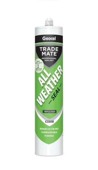 Prekės „GEOCEL All Weather Seal bespalvis 310 ml elastingas silikoninis hermetikas“ paveikslėlis