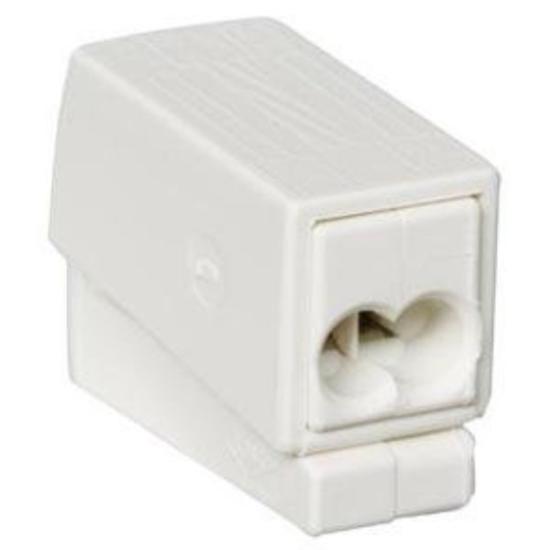 Prekės „Jungtis šviestuvams 2 x 1 - 2,5 mm W00401 100 vnt Wago“ paveikslėlis