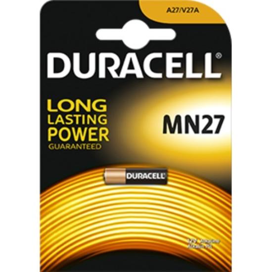 Prekės „Elementai DURACELL, A27, 12 V“ paveikslėlis