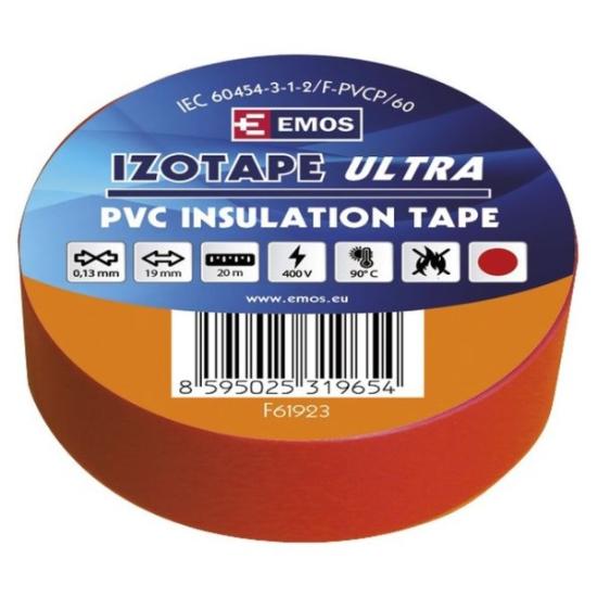 Prekės „Juosta izoliacinė PVC BENIZOL 19/20 raudona 19 mm x 20 m Emos“ paveikslėlis