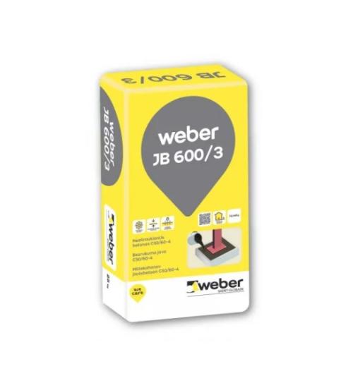 Prekės „Betonas nesusitraukiantis WEBER JB 600/3, 25 kg“ paveikslėlis