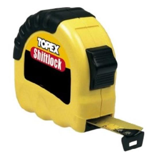Prekės „Ruletė 10 m x 25 mm SHIFT LOCK 8310-T Topex“ paveikslėlis