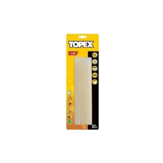 Prekės „Klijai karštam klijavimui 11,2 x 250 mm 12 vnt bespalviai Topex 42E113“ paveikslėlis