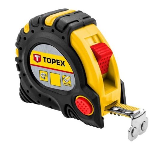 Prekės „Ruletė 10 m x 32 mm magnetinė Topex  27C340“ paveikslėlis